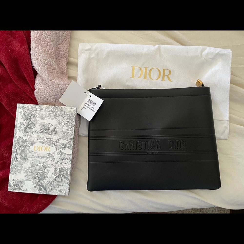 Dior Black Travel Bag and Toile de shout Notebook
